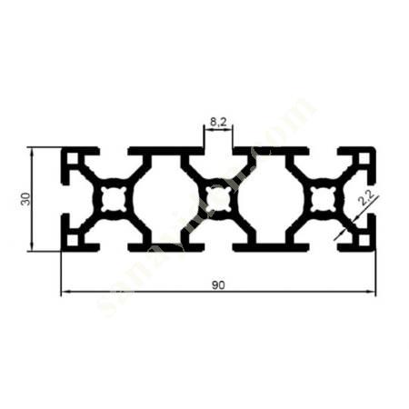 25-5542 / 25X90 SİGMA ÜRÜNLER | SİGMA PROFİLLERİ, Alüminyum