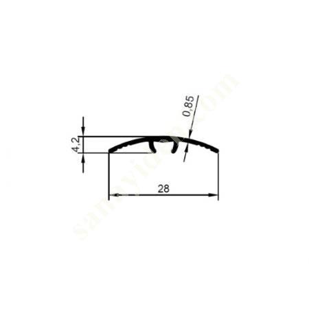 38-5679 GEÇİŞ PRF. ÜRÜNLER | SERAMİK VE HALI GEÇİŞ PROFİLLERİ, Alüminyum