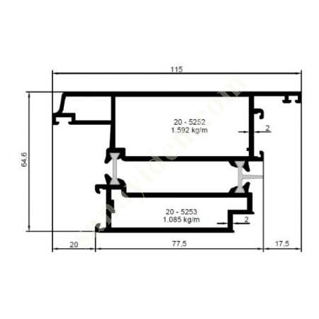 OUTDOOR DOOR PRODUCTS | THERMAL INSULATION SERIES, Aliminium