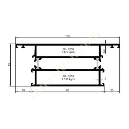 BASE MEDIUM REGISTRATION PRODUCTS | THERMAL INSULATION SERIES, Aliminium