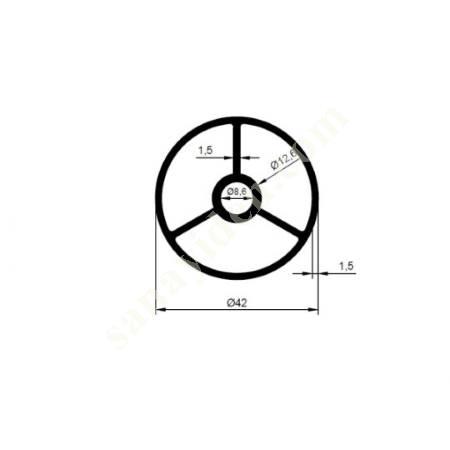 23-5336 / FOOT PROFILE PRODUCTS | FURNITURE PROFILES, Aliminium