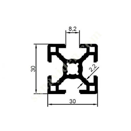 25-5526 / 30X30 SİGMA ÜRÜNLER | SİGMA PROFİLLERİ, Alüminyum