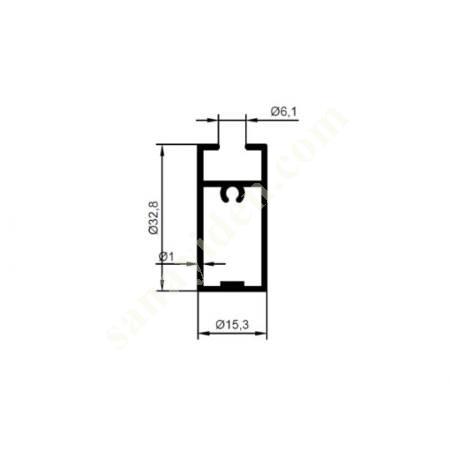 28-5561 / ASKILIK PROFİLİ ÜRÜNLER | DUŞ KABİN PROFİLLERİ, Alüminyum