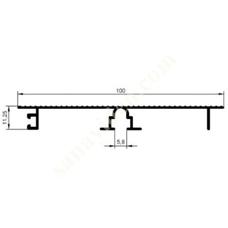 23-5393 / 100LÜK BAZA ÜRÜNLER | MOBİLYA PROFİLLERİ, Alüminyum