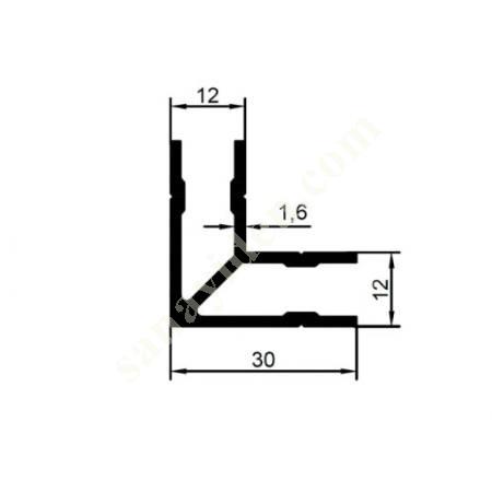 SÜRMA ÇAVUŞ KÖŞE ÜRÜNLER | ALDOKS SERİSİ, Alüminyum