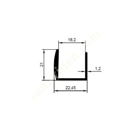 23-5369 / EDGE CLOSING PRODUCTS | FURNITURE PROFILES, Aliminium