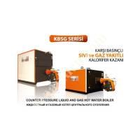 KBSG COUNTER PRESSURE LIQUID AND GAS FUEL HEATER BOILER,