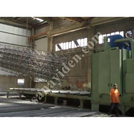 ROLLER CONVEYOR SANDBLASTING MACHINE, Tunnel Type Blasting