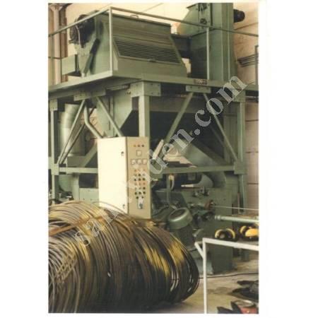 COIL WIRE SANDBLASTING MACHINE, Tunnel Type Blasting