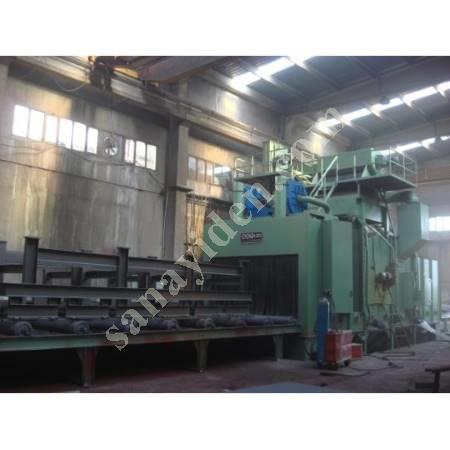 ROLLER CONVEYOR SANDBLASTING MACHINE, Tunnel Type Blasting