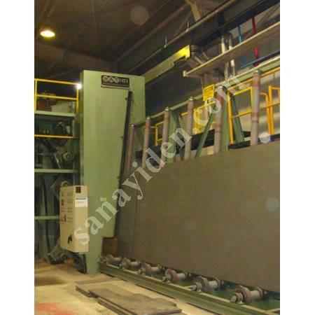 VERTICAL SHEET SANDBLASTING MACHINE, Tunnel Type Blasting