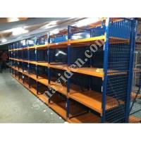 OUTPUT SHELVES, PALLET RACKS, NARROW AID SHELVES,