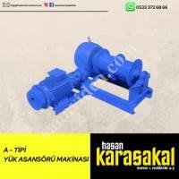 1 TON A-TİP YÜK VİNCİ -ÇİFT TAMBURLU VİNÇ  ZİNCİR & HALAT,