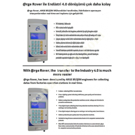 INDUSTRIAL DATA COLLECTION DEVICE @RGE ROVER, Integration