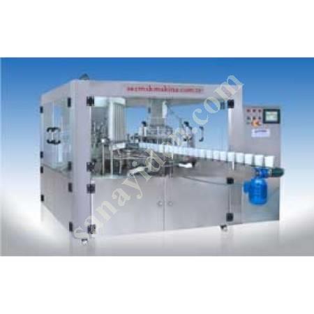 ROTARY YOGURT FILLING AND LUBRICATION MACHINE, Food Industry