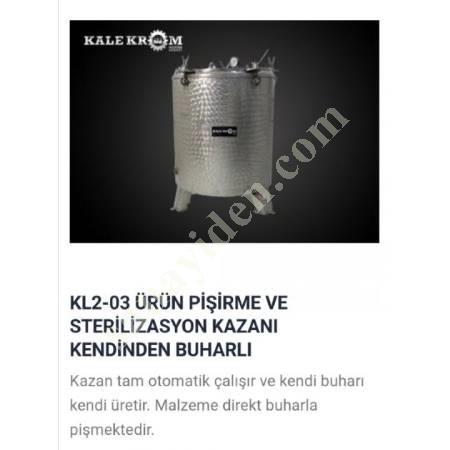 PİŞİRME KAZANI OTOKLAV STERİLİZASYON KAZANI, Gıda Makinaları