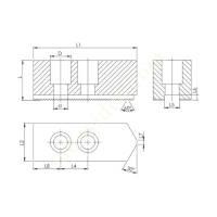 ÖZKAYALI 10'' SOFT FOOT 3 IN YU0100S, Spare Parts Lathes