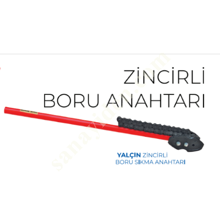 ZİNCİRLİ BORU ANAHTARI WUHANTECH MAKİNA, Boru - Profil  Kesme  & Diş Açma Makineleri