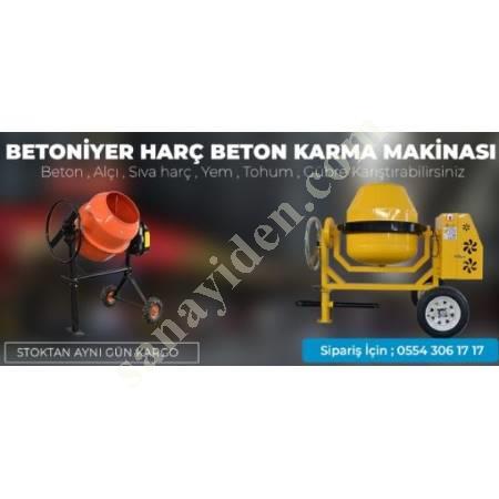 HARÇ KARIŞTIRICI BETONİYER, Yapı İnşaat