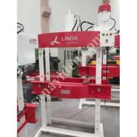 LINDA MACHİNE HYDRAULIC WORKSHOP PRESS WITH 60 TON ARM MOTOR, Workshop Type Press