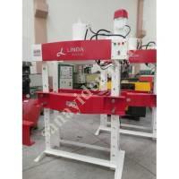 LINDA MACHİNE HYDRAULIC WORKSHOP PRESS WITH 100 TON ARM MOTOR,