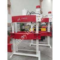 LINDA MACHİNE HYDRAULIC WORKSHOP PRESS WITH 100 TON ARM MOTOR, Workshop Type Press