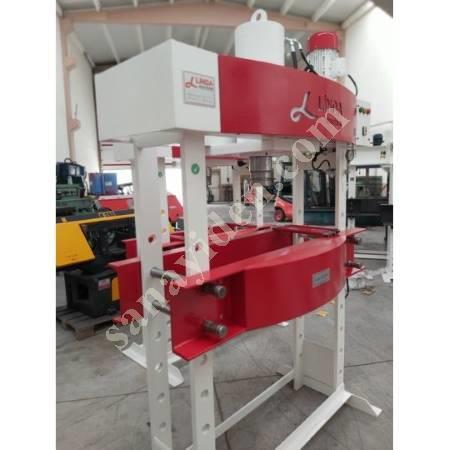 LINDA MACHİNE HYDRAULIC WORKSHOP PRESS WITH 100 TON ARM MOTOR, Workshop Type Press