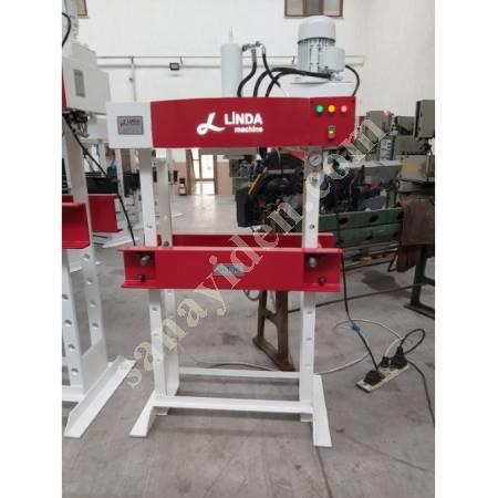 MOTORIZED HYDRAULIC WORKSHOP PRESS, LNDA MACHINE, Workshop Type Press