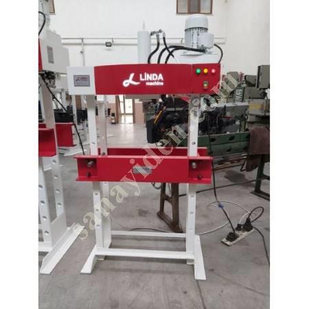 MOTORIZED HYDRAULIC WORKSHOP PRESS, LNDA MACHINE, Workshop Type Press