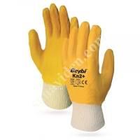 KN2+ PLUS NITRILE YELLOW WORK GLOVES (6033-158), Work Gloves