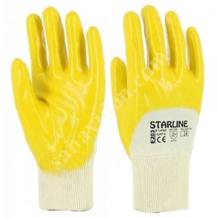 E-203 NITRILE GLOVES (6033-192), Work Gloves