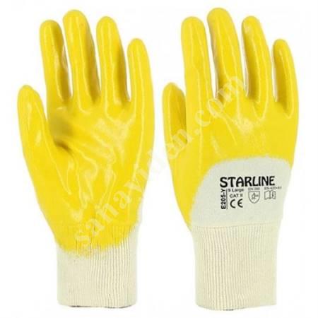 E-205Y NITRILE GLOVES (6033-194), Work Gloves