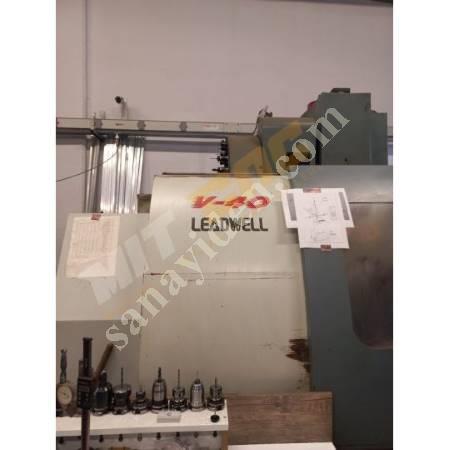 CNC LEADWELL V40İ  DİK İŞLEME MERKEZİ !!, Dik İşleme Merkezi