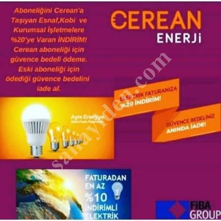 GET 20% DISCOUNT ON YOUR ELECTRICITY BILLS WITH CEREAN ENERJİ,