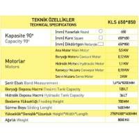 KLS 650X850 CUT SERVO DRIVE BAND SAW, Cutting And Processing Machines