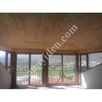 WOODEN ROOF AND COLORED PVC SLIDING JOINERY WORKS,