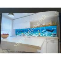 CNC GLASS PROCESSED KITCHEN CABINET WORKS, Forest Products- Shelf-Furniture