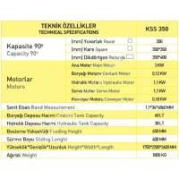 KSS 350 KESMAK SERVO SÜRÜCÜLÜ ŞERİT TESTERE, Kesim Ve İşleme Makineleri