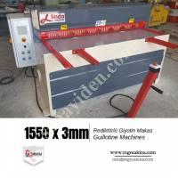 1550 X 3MM GUILLOTINE SCISSORS WITH REDUCER - GUILLOTINE MACHINES,