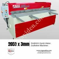 2050 X 3MM GUILLOTINE SHEAR WITH REDUCER - GUILLOTINE MACHINES,