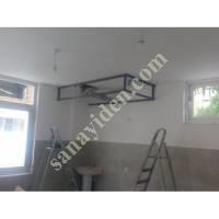 WOODEN ROOF AND COLORED PVC SLIDING JOINERY WORKS, Building Construction