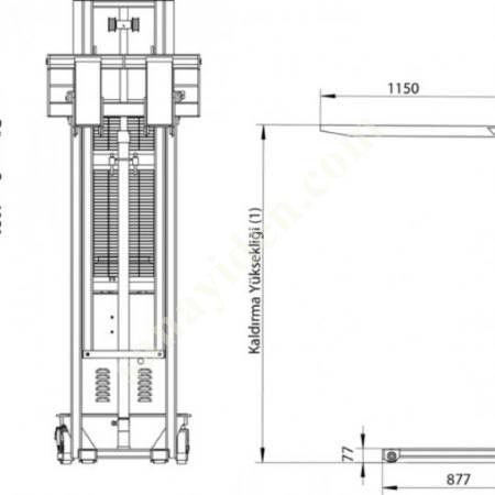 YES1520 YARI AKÜLÜ İSTİF, İstifleme - Lift Makinaları