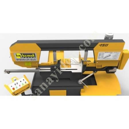 KMY DG 450 SEMI-AUTOMATIC ANGLE CUTTING BAND SAW, Cutting And Processing Machines