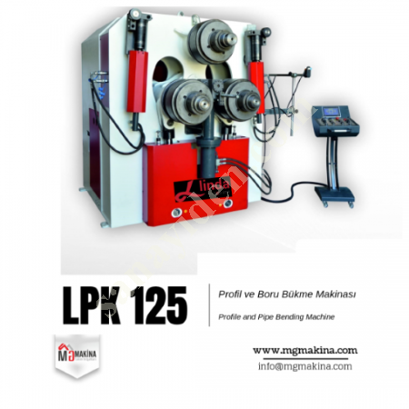 LPK 125 PROFİL VE BORU BÜKME MAKİNASI, Boru - Profil Bükme Makineleri