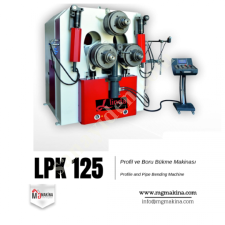 LPK 125 PROFILE AND PIPE BENDING MACHINE, Pipe - Profile Bending Machines