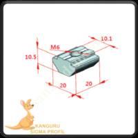 CHANNEL 10 T CHANNEL NUT M6,