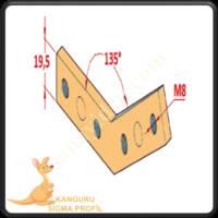 45X45 135° FITTING PIECE, Profile Fasteners