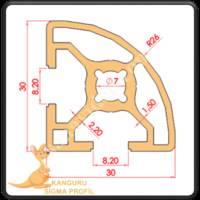 30X30 RADIUS SIGMA PROFILE K8, Profile- Sheet-Casting