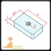 CHANNEL 8 RECTANGULAR NUT M8,