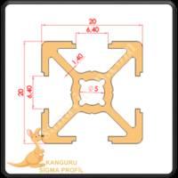 20X20 SIGMA PROFILE K6, Profile- Sheet-Casting